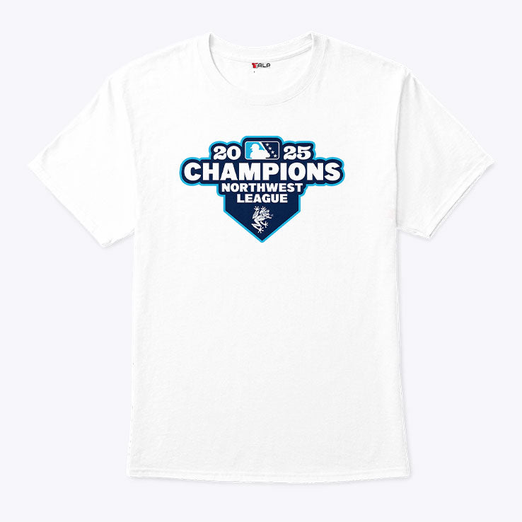Everett AquaSox 2025 Northwest League Champions T Shirt