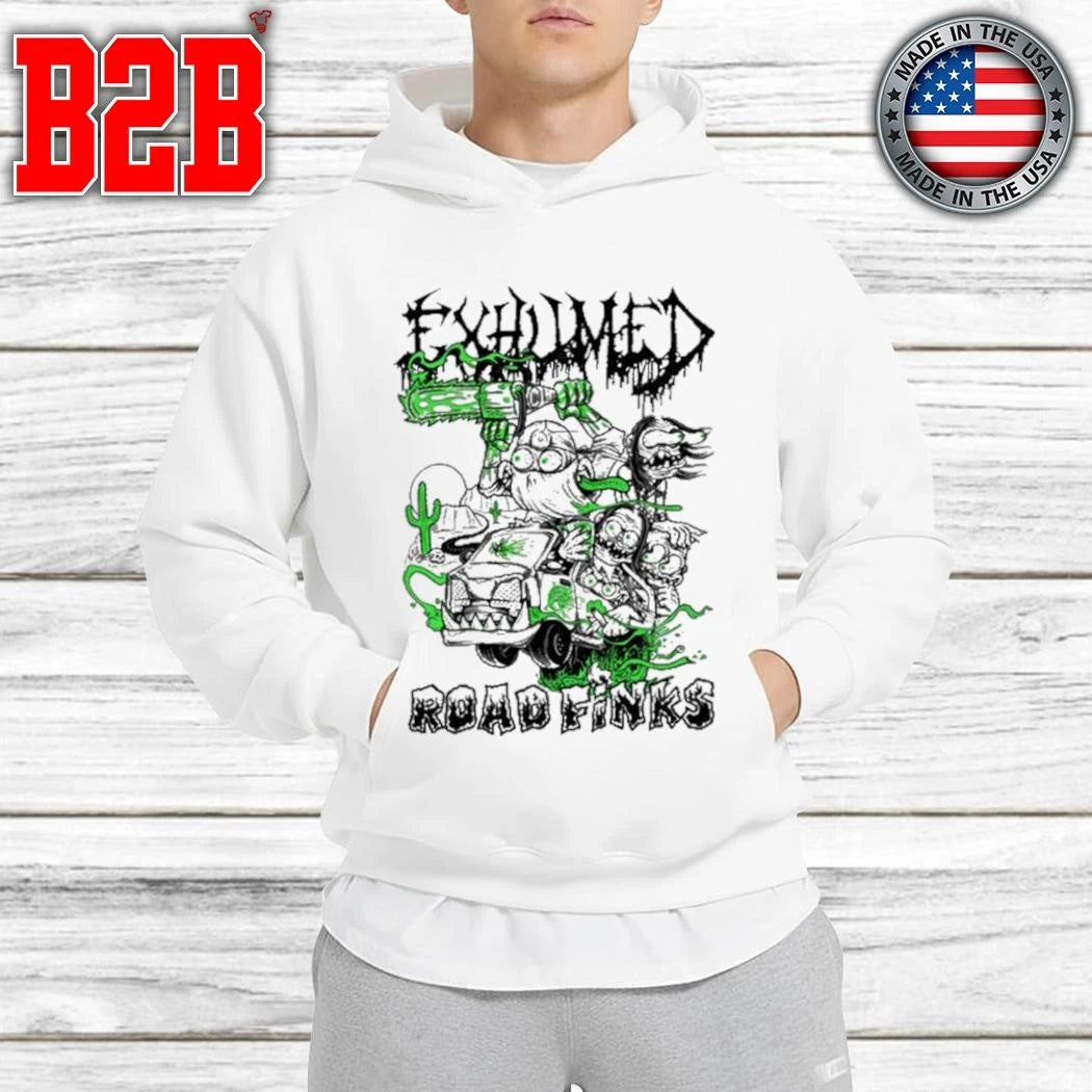 Exhumed Red Asphalt Road Fink Shirt