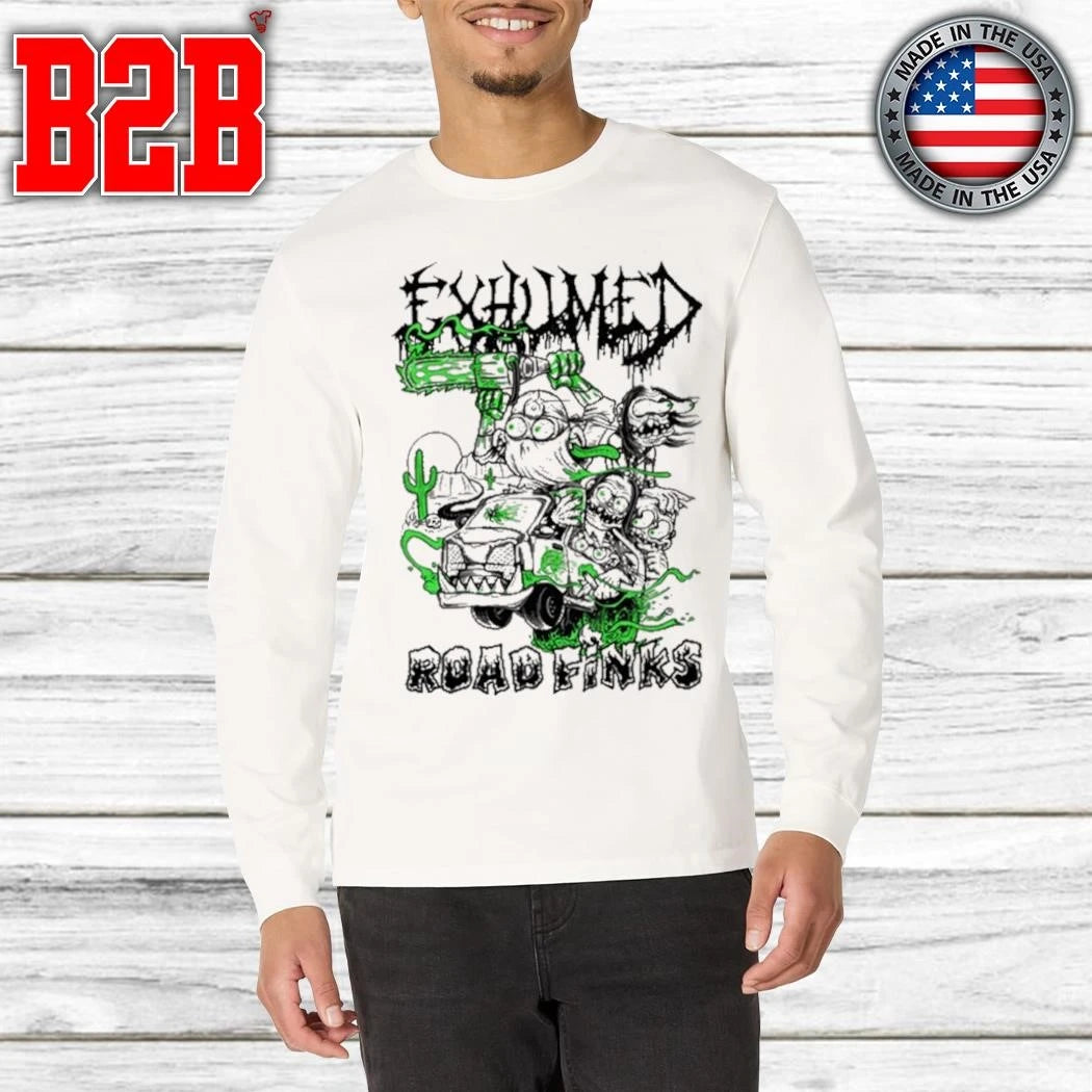 Exhumed Red Asphalt Road Fink Shirt