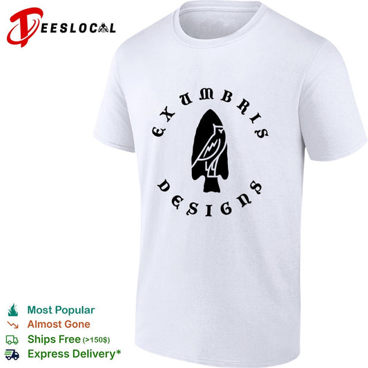 Exumbris Designs Owl Arrowhead Silhouette Logo Symbol Modern Abstract Icon Shirt