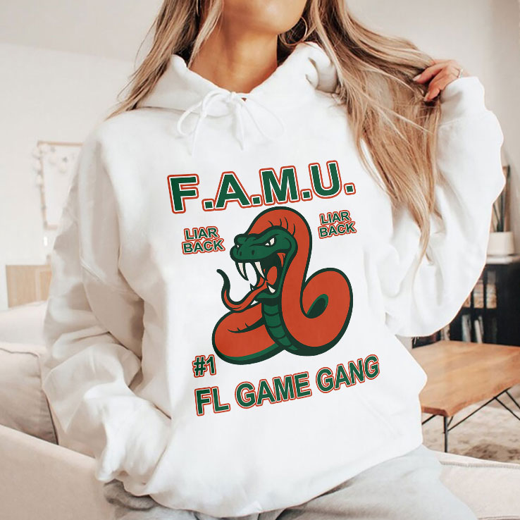 F.A.M.U Liar Back FL Game Gang Rattle The Game T Shirt