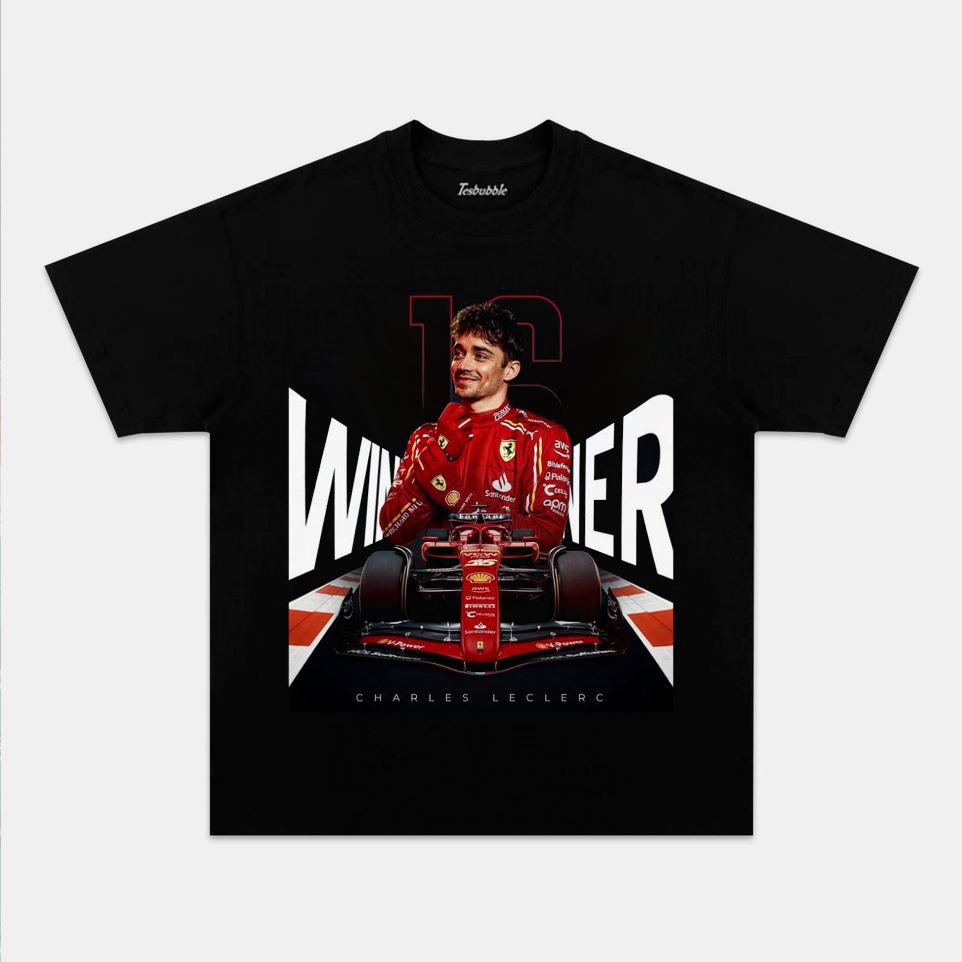 F1 CHARLES LECLERC TEE - clothing by TeeHivey.com (Image 1)