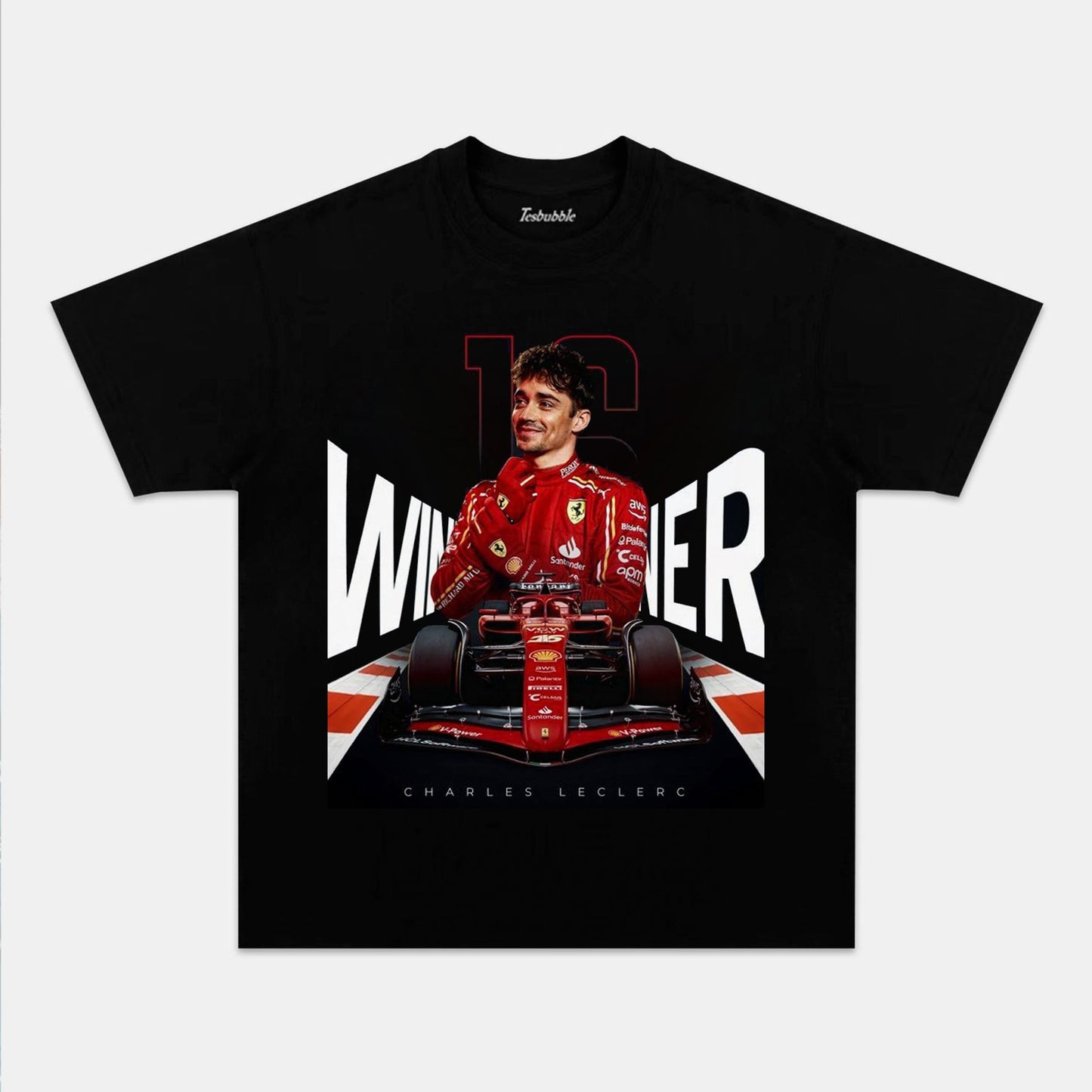 F1 CHARLES LECLERC TEE - clothing by TeeHivey.com (Image 3)