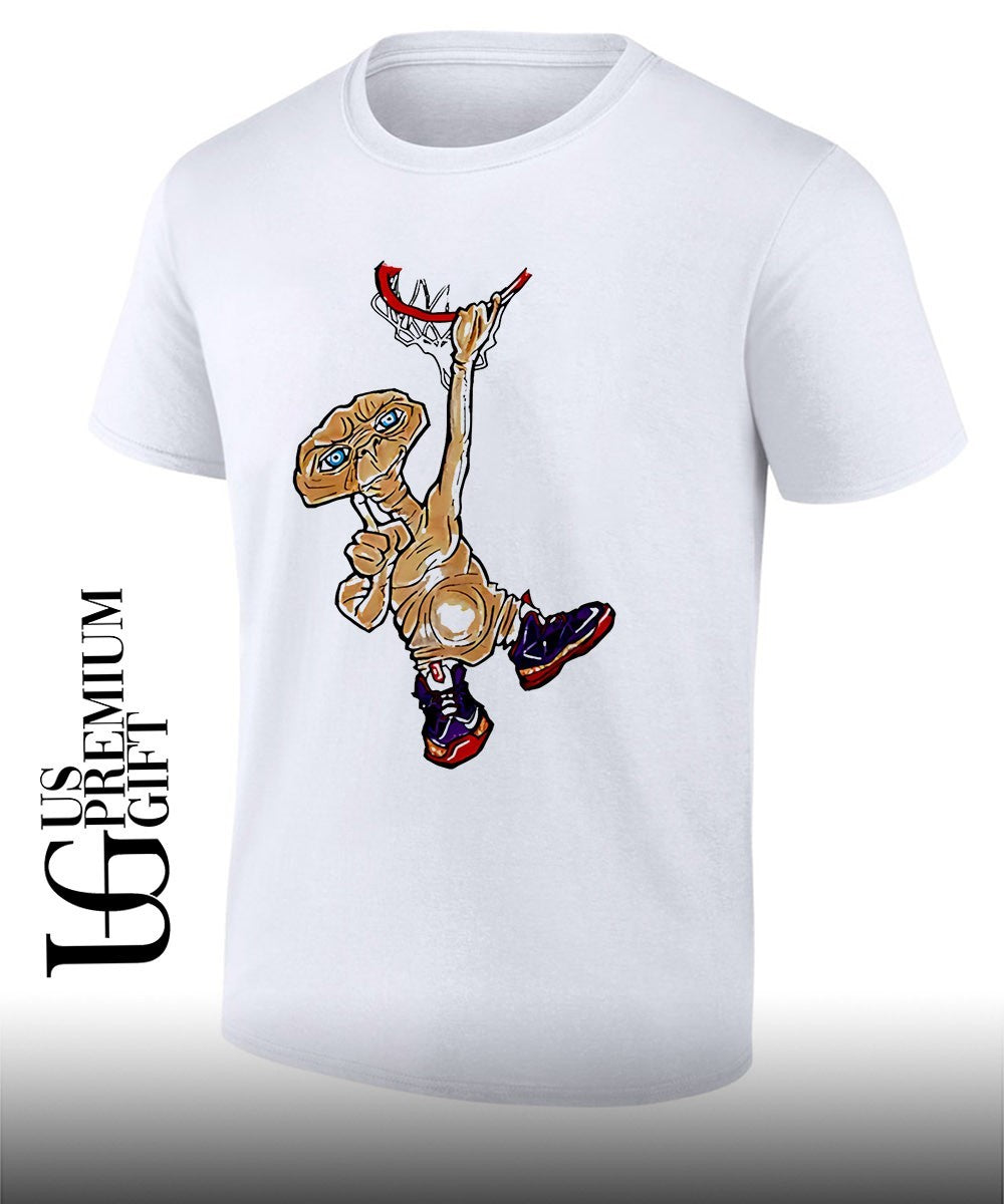 ET The Extra-Terrestrial Dunk Basketball T-shirt