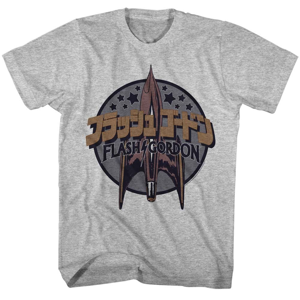 Flash Gordon - Halftone - Short Sleeve - Heather - Adult - T-Shirt