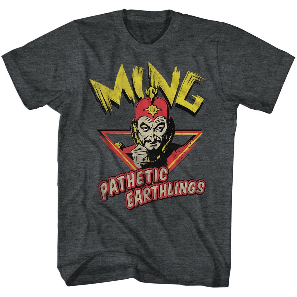 Flash Gordon - Ming Pathetic - Short Sleeve - Heather - Adult - T-Shirt