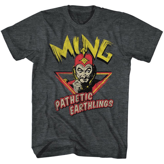 Flash Gordon - Ming Pathetic - Short Sleeve - Heather - Adult - T-Shirt