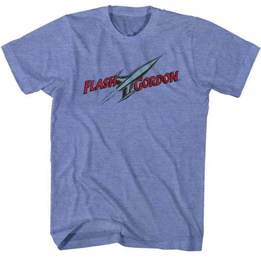 Flash Gordon - Comic Logo - Short Sleeve - Heather - Adult - T-Shirt