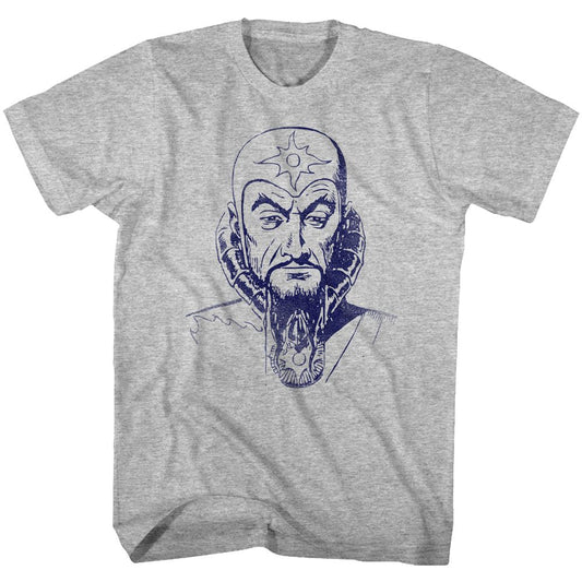Flash Gordon - Ming Mug - Short Sleeve - Heather - Adult - T-Shirt