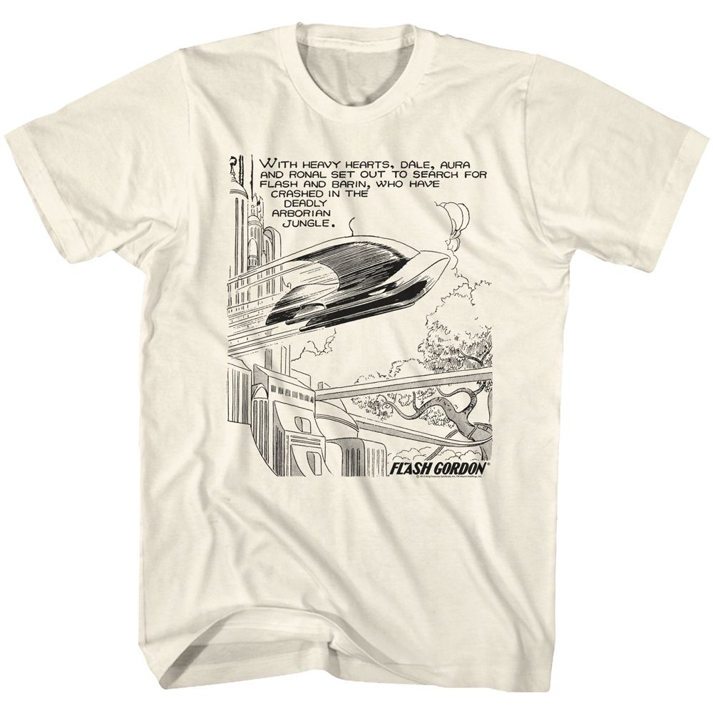 Flash Gordon - Heavy Hearts - Short Sleeve - Adult - T-Shirt