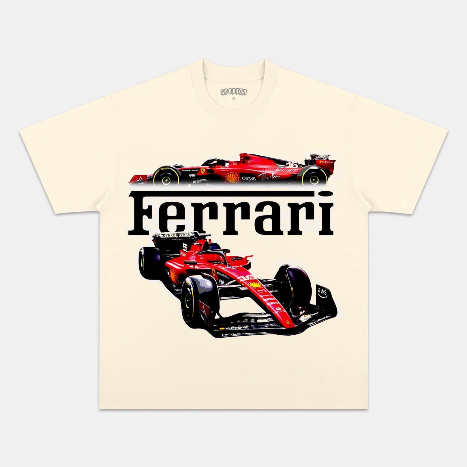 FARRARI F1 RACING TEE - clothing by TeeHivey.com (Image 2)