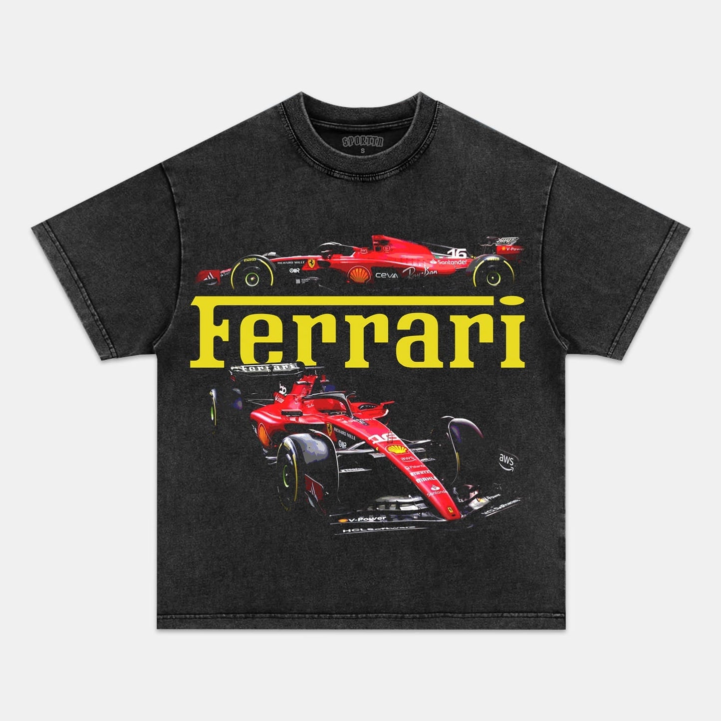 FARRARI F1 RACING TEE - clothing by TeeHivey.com (Image 3)