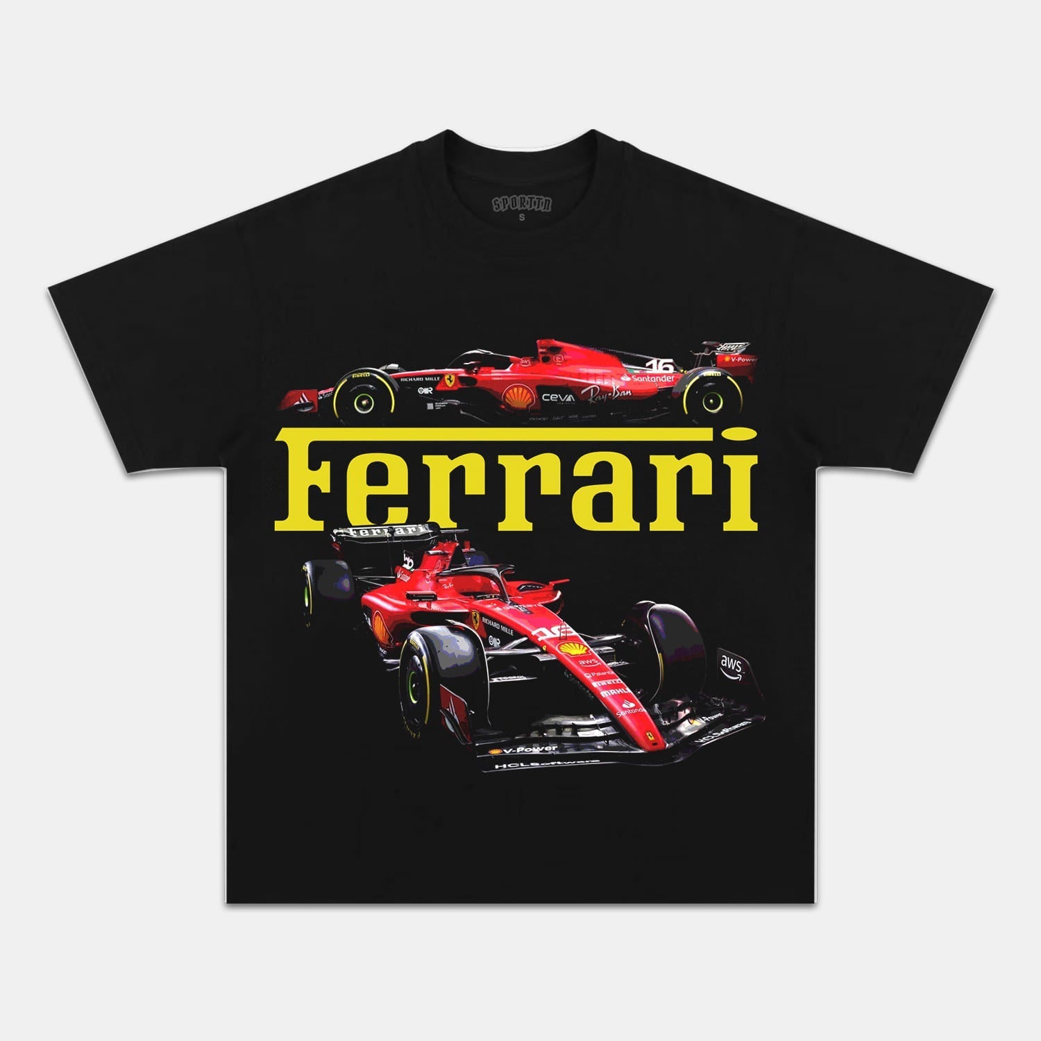 FARRARI F1 RACING TEE - clothing by TeeHivey.com (Image 5)