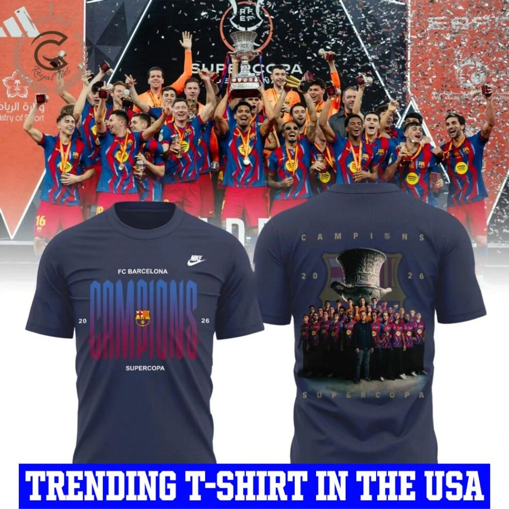 FC Barcelona Campions Supercopa 2026 Shirt