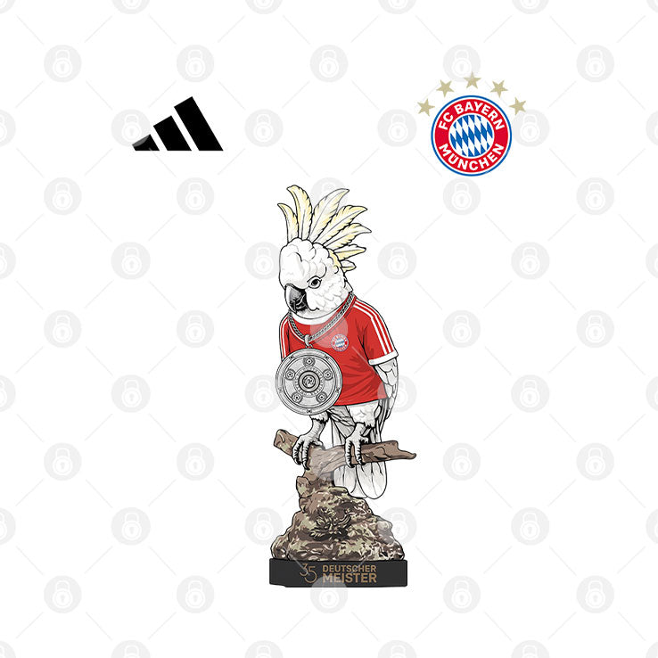 FC Bayern Munich 35 Deutscher Meister Cockatoo T Shirt