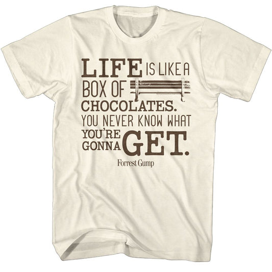 Forrest Gump - Like A Box Of Chocolates - Short Sleeve - Adult - T-Shirt