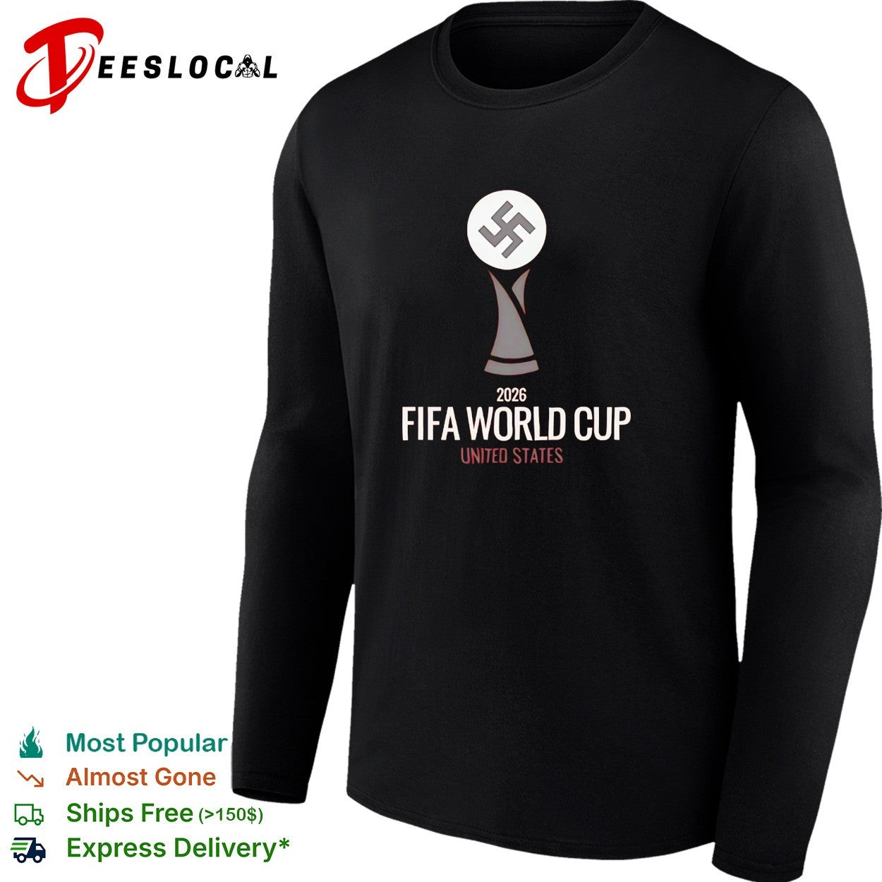 FIFA World Cup 2026 United States political protest satirical red shirt