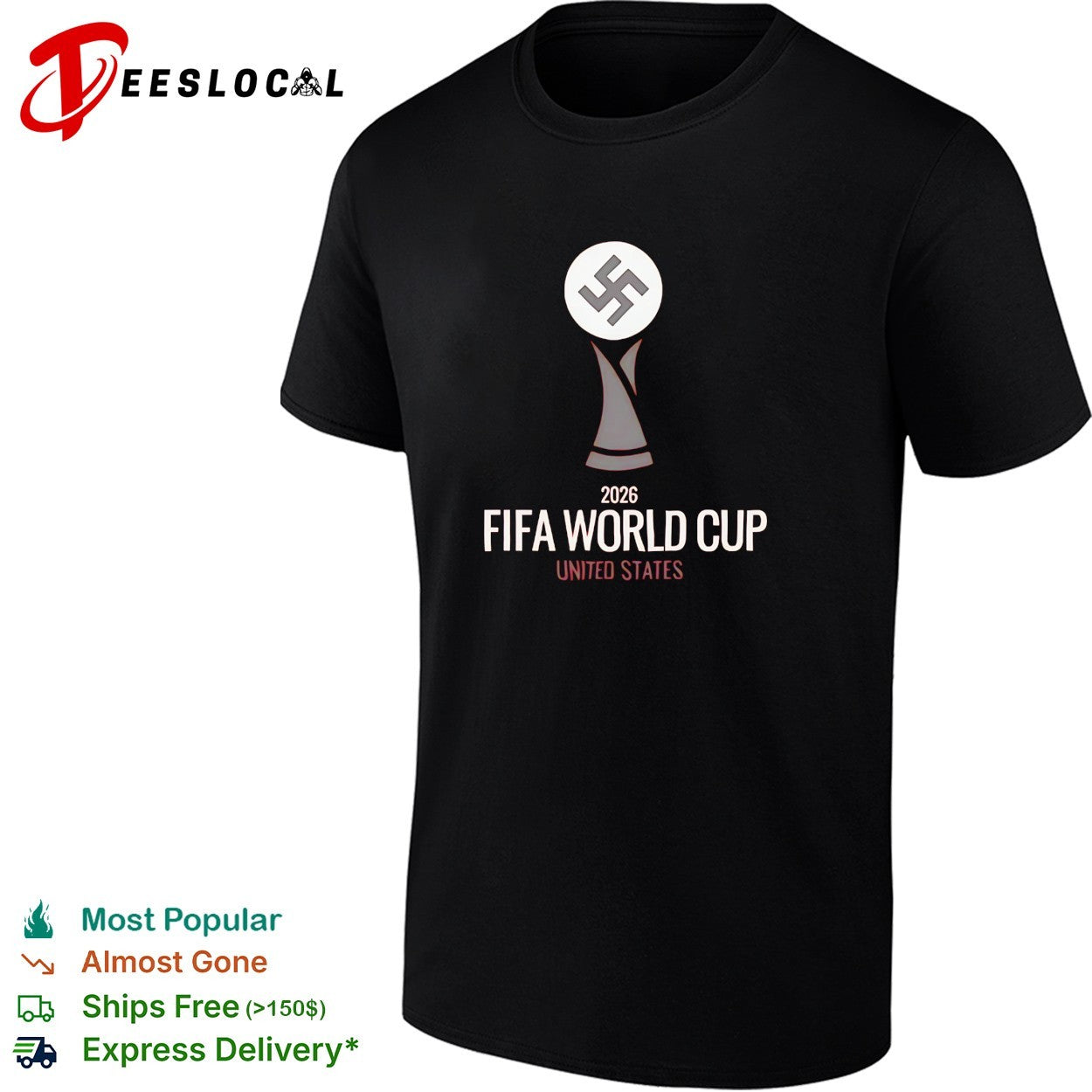 FIFA World Cup 2026 United States political protest satirical red shirt