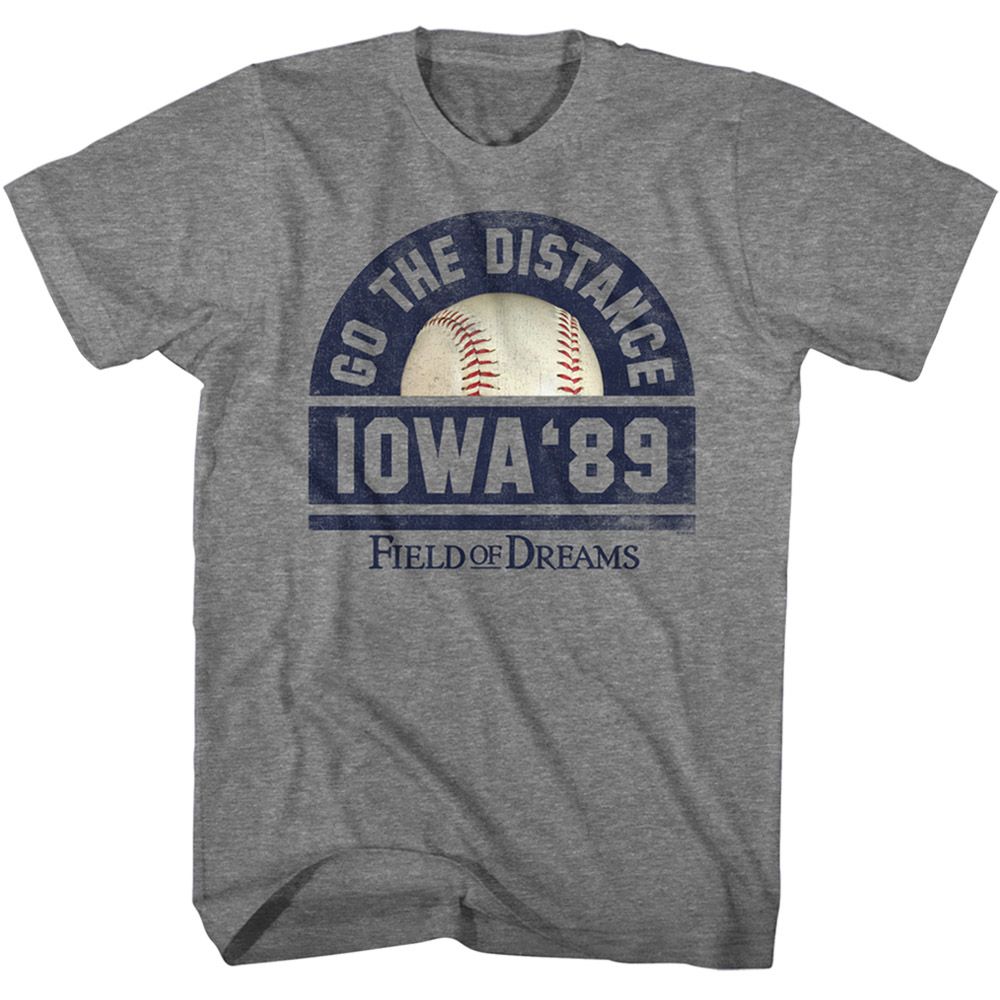 Field Of Dreams - Go The Distance - Short Sleeve - Heather - Adult - T-Shirt - clothing by TeeHivey.com