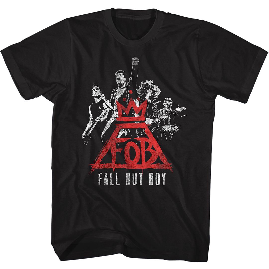 Fall Out Boy - Logo Band - Short Sleeve - Adult - T-Shirt - clothing by TeeHivey.com