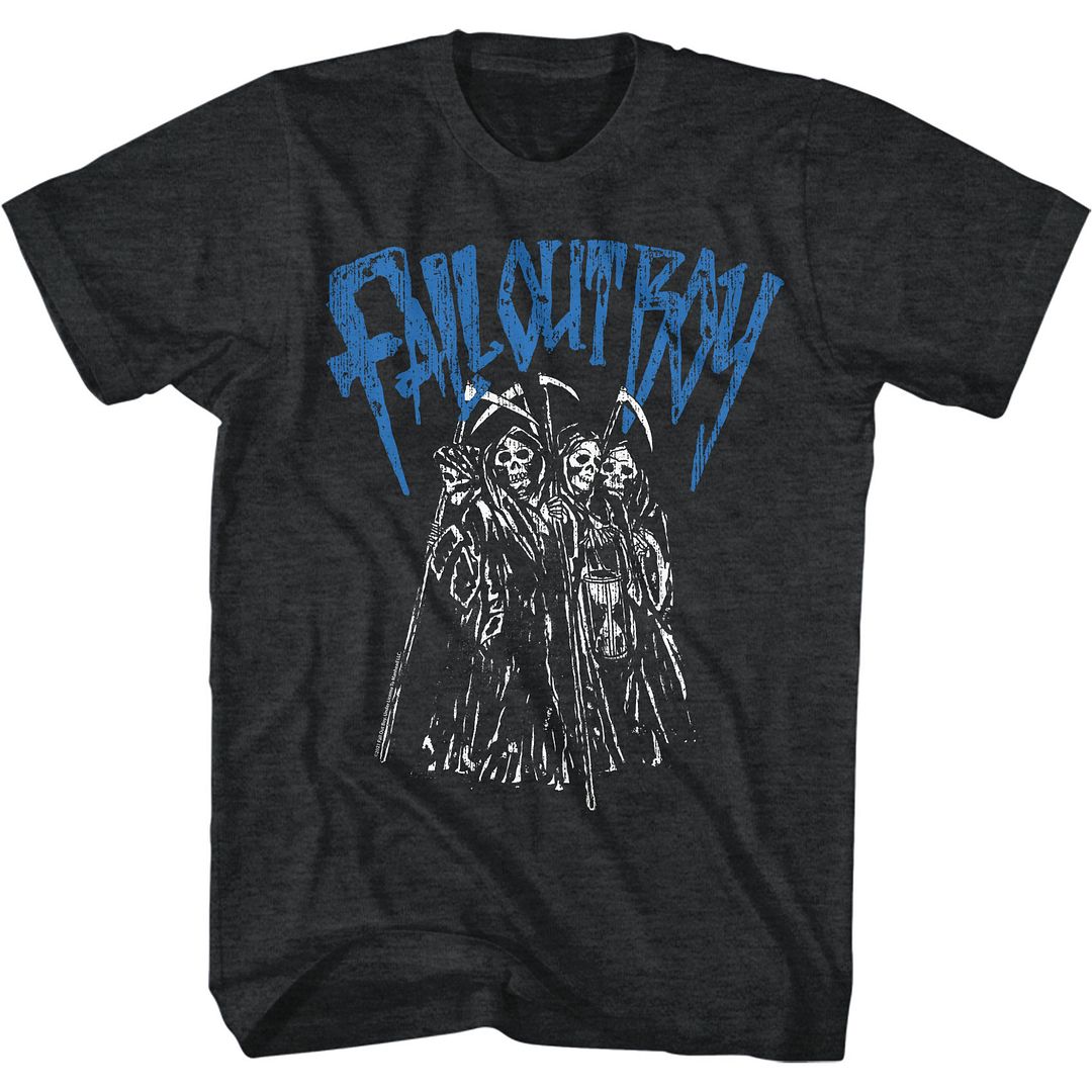 Fall Out Boy - Grim Reapers - Short Sleeve - Heather - Adult - T-Shirt - clothing by TeeHivey.com