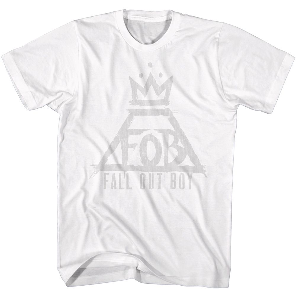 Fall Out Boy - Triangle Crown Logo - Short Sleeve - Adult - T-Shirt - clothing by TeeHivey.com
