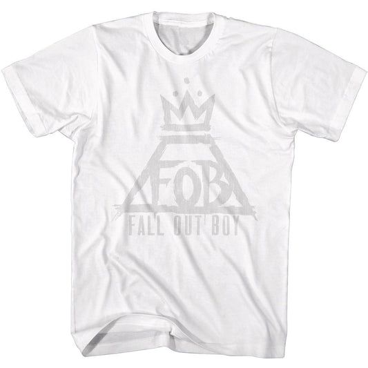 Fall Out Boy - Triangle Crown Logo - Short Sleeve - Adult - T-Shirt - clothing by TeeHivey.com