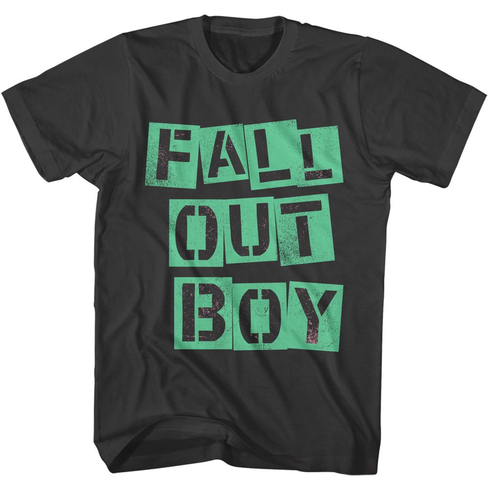 Fall Out Boy - Cutout Logo - Short Sleeve - Adult - T-Shirt - clothing by TeeHivey.com