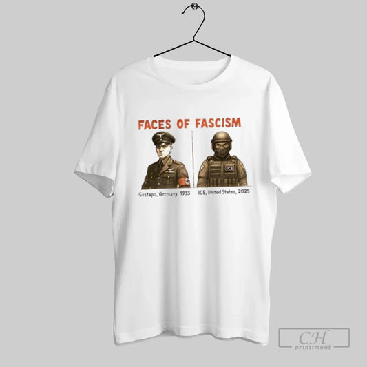 Faces Of Fascism Gestapo Germany 1993 Ice United States 2025 - clothing by TeeHivey.com