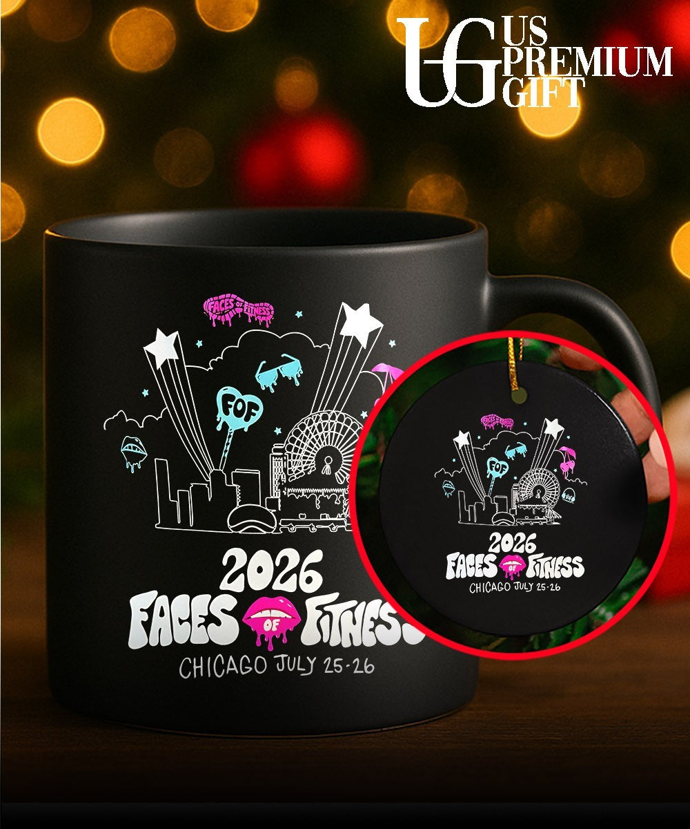 Faces of Fitness 2026 Chicago July 25-26 Event FOF logo shirt