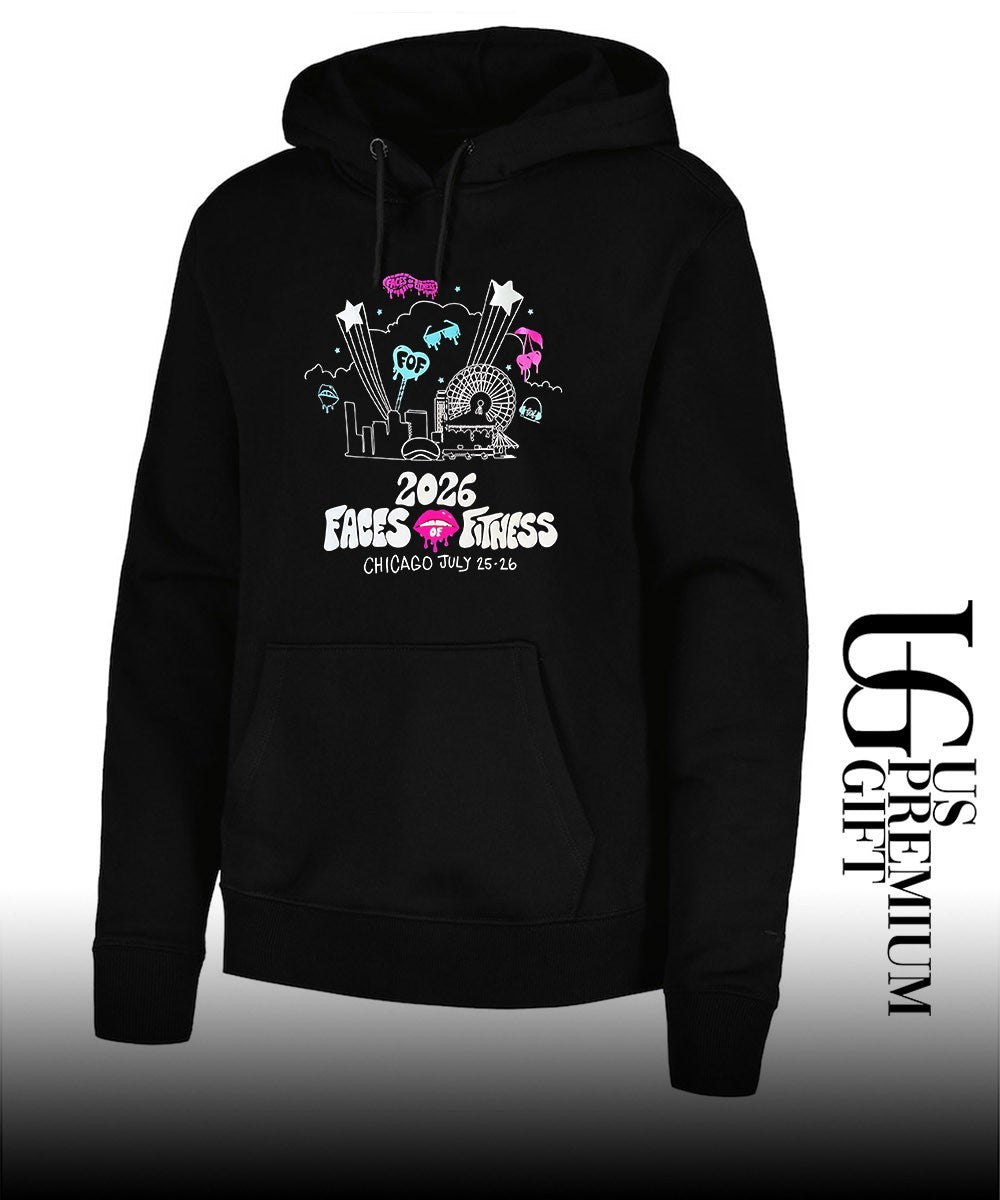 Faces of Fitness 2026 Chicago July 25-26 Event FOF logo shirt