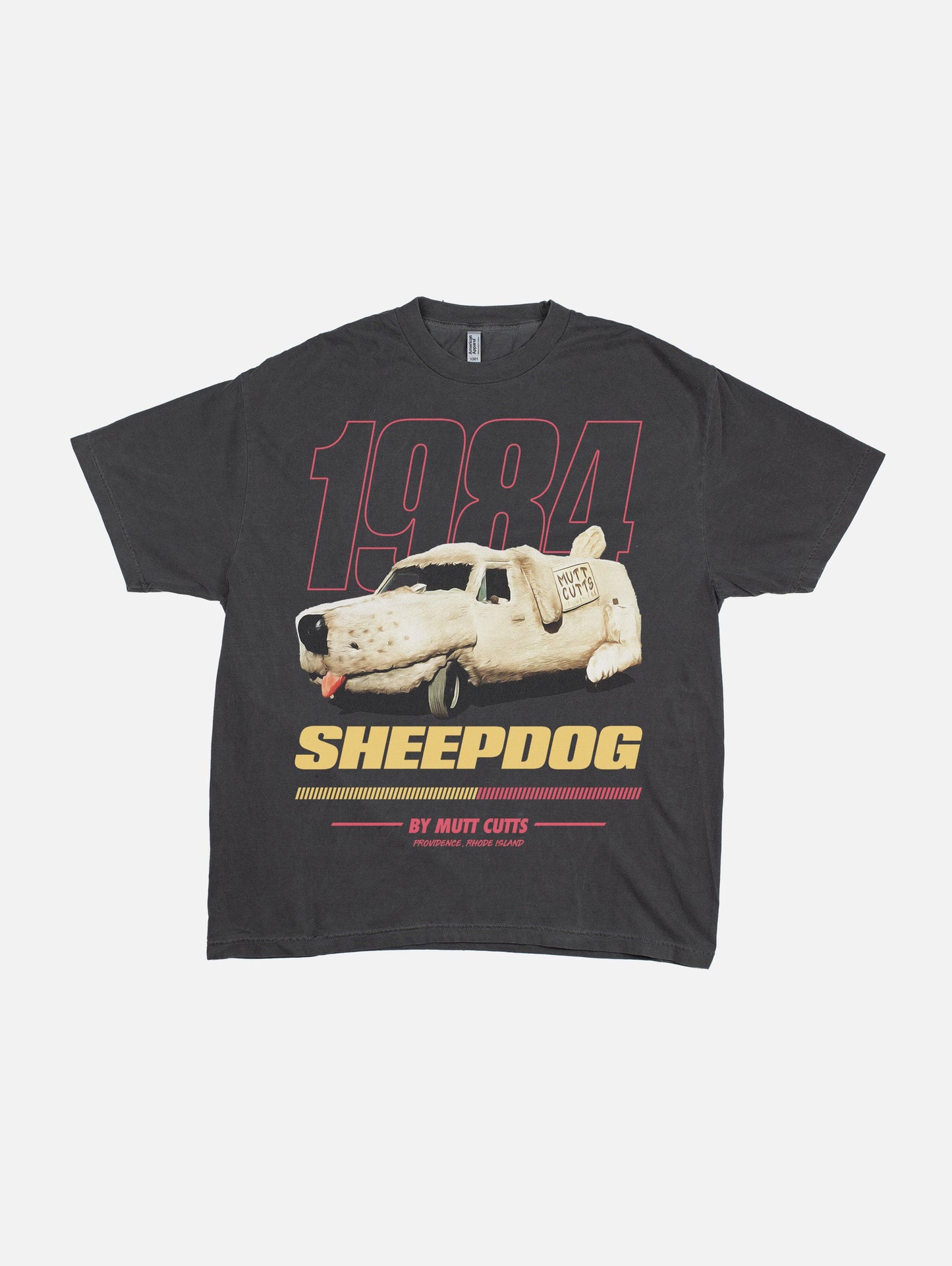 1984 Sheep Dog Graphic Tee Shirt