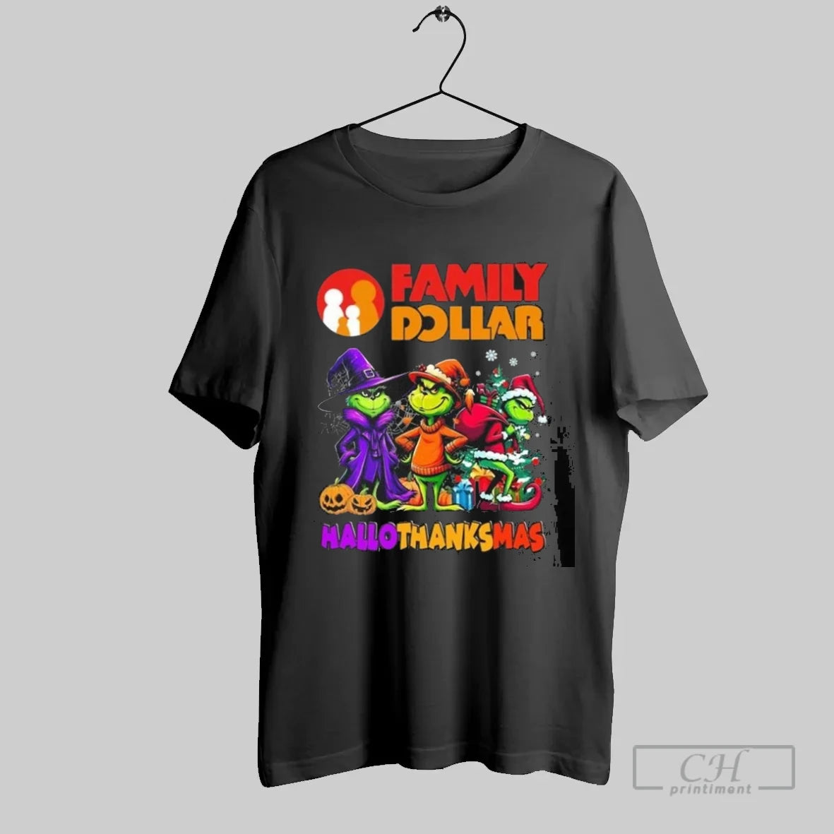 Family Dollar The Grinch Hallothanksmas 2025 - clothing by TeeHivey.com