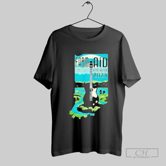 Farm Aid 2023 Noblesville Indiana Waterways Guitar - clothing by TeeHivey.com