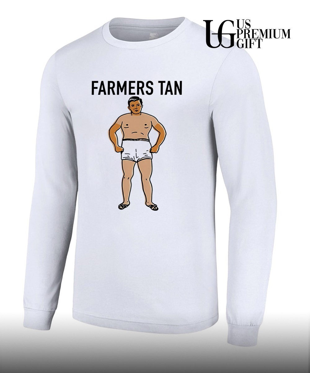 Farmers Tan Man Summer cartoon shirt