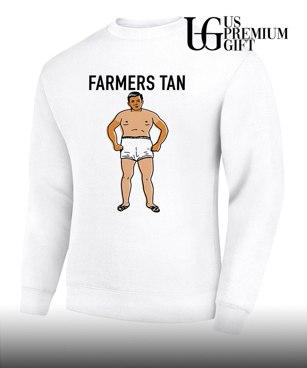 Farmers Tan Man Summer cartoon shirt