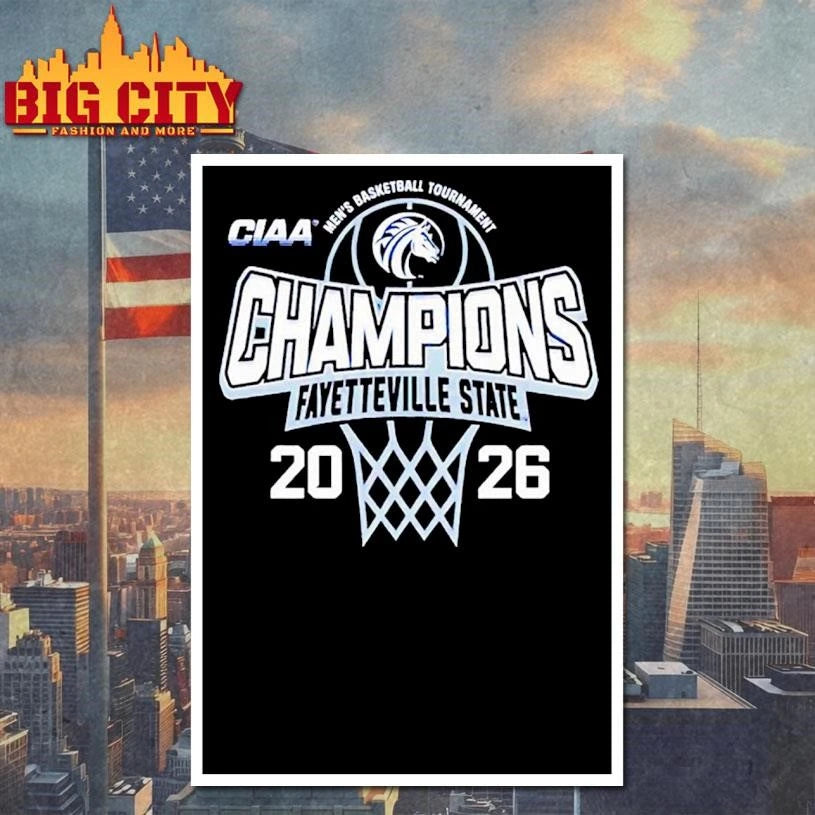 Fayetteville State Men’s Basketball 2026 CIAA Tournament Champions Shirt