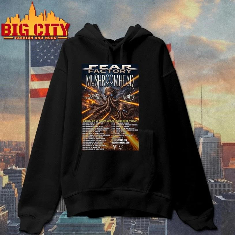 Fear Factory And Mushroomhead Soul Of A New War Machine Tour 2026 Poster Shirt