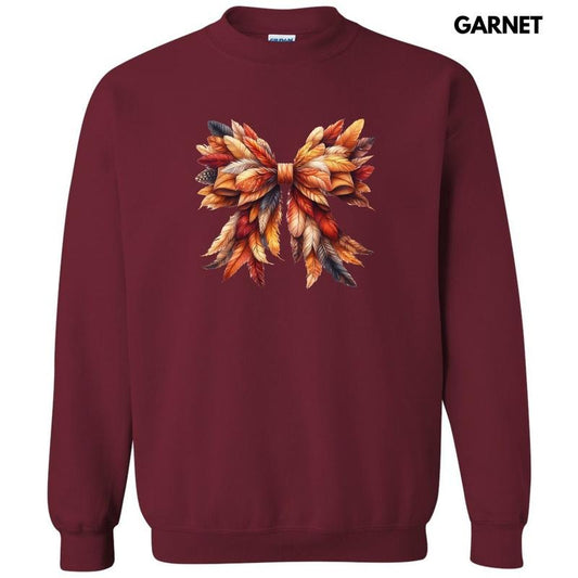 Feather Autumn Bow Sweatshirt 'NLB
