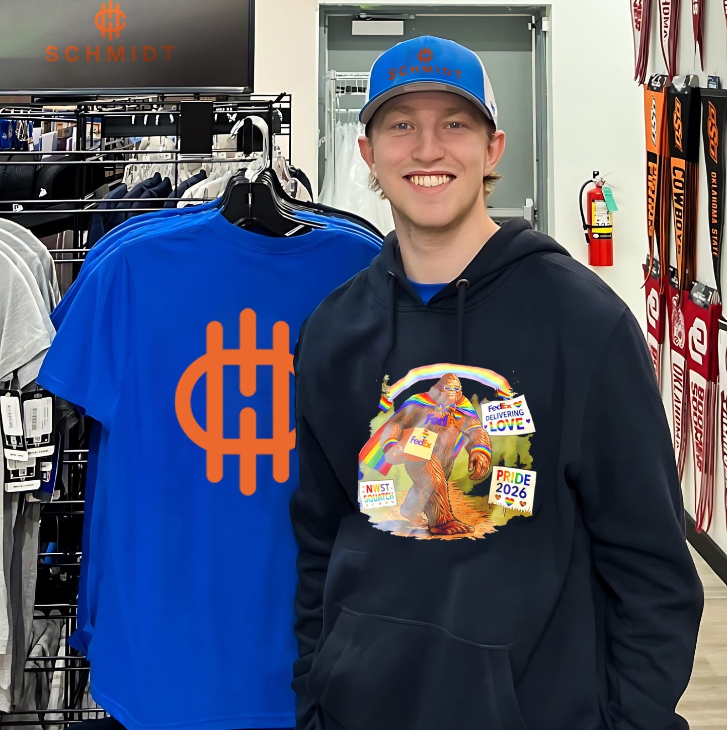 FedEx Delivering Love Bigfoot Pride 2026 shirt
