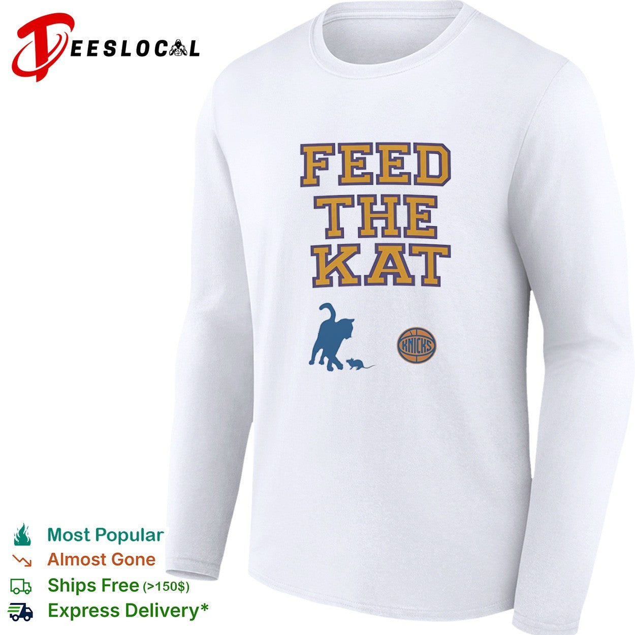 Feed the Kat New York Knicks NBA basketball shirt