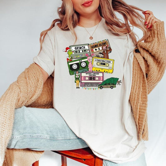Festive Holiday Sweater for Women - Merry Christmas Sweatshirt - Fabric, Cotton - clothing by TeeHivey.com