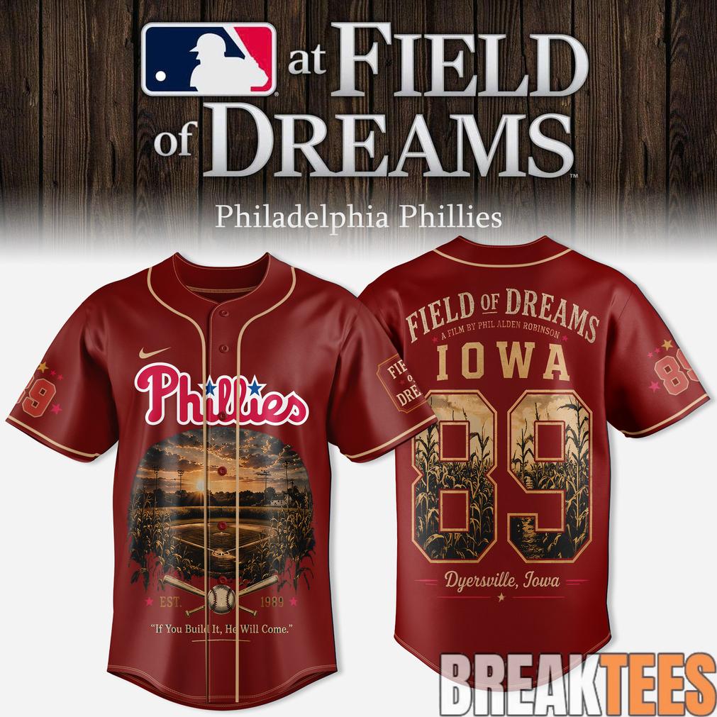 Field of Dreams x Philadelphia Phillies Baseball Jersey