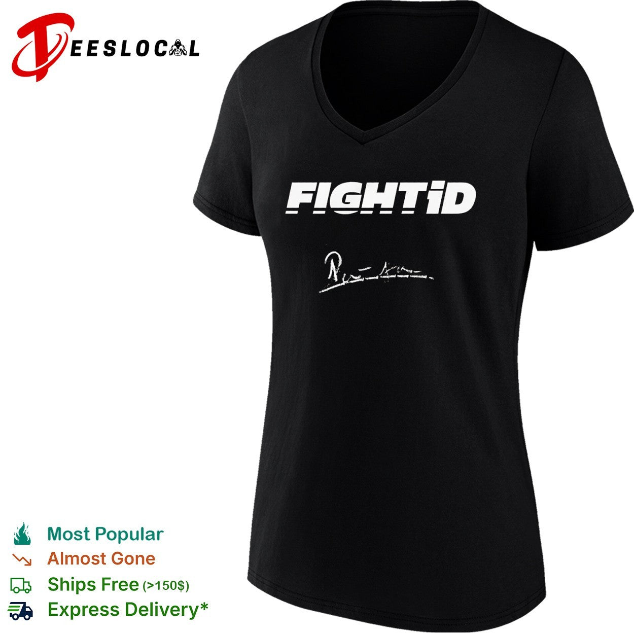 Fightid logo and signature shirt