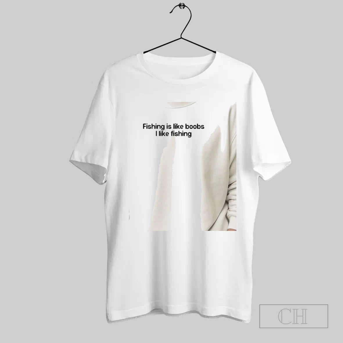 Fishing Is Like Boobs I Like Fishing Classic - clothing by TeeHivey.com