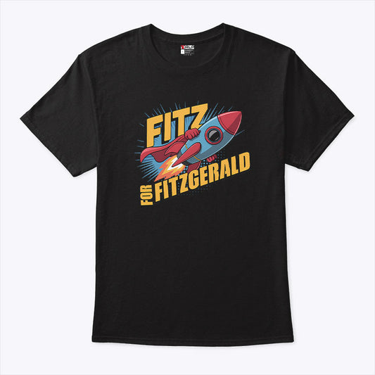 Fitz For Fitzgerald Rocketship T Shirt