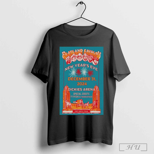 Flatland Cavalry Dec 31 2024 In Fort Worth Tx Tour Poster - clothing by TeeHivey.com