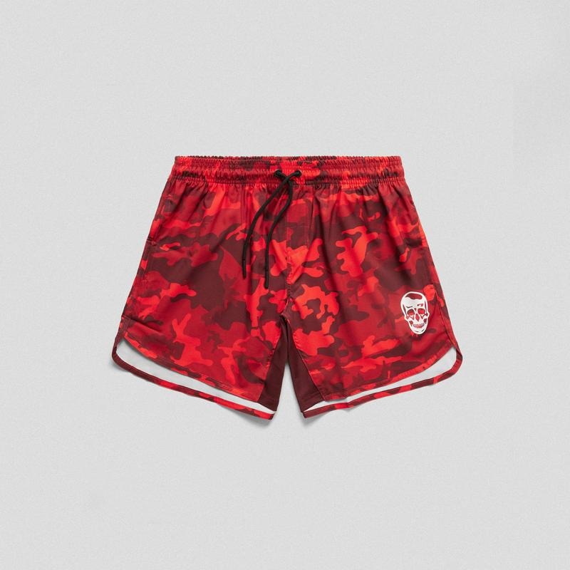 Flexible Gymreapers Training Shorts - Ash Camo, Summer Sports Shorts