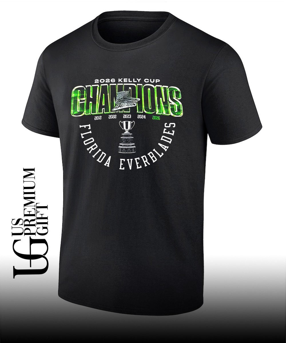 Florida Everblades 2026 Kelly Cup Champions shirt