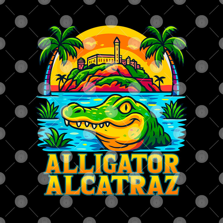 Florida Everglades Alligator Alcatraz Tee